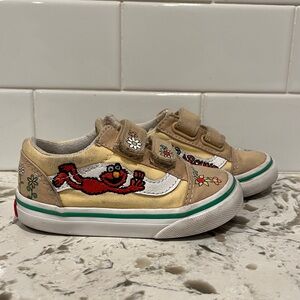 Sesame Street Elmo Toddler Vans Unisex Size 6